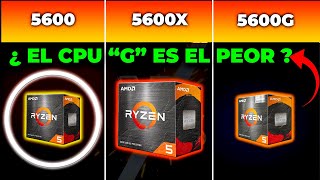 Ryzen 5 5600x vs Ryzen 5 5600 vs Ryzen 5 5600G  Procesadores AMD Comparación [upl. by Heinrich]