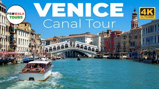 Venice Italy Canal Tour  Beautiful Scenery [upl. by Latvina182]