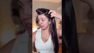 hair straightener curl 101 ✨ hairtok hairstraightener flatiron flatironcurls hairhack [upl. by Sirotek954]