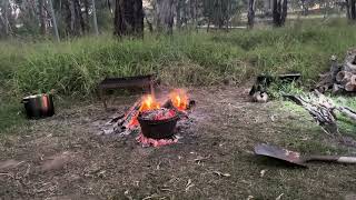 Camping off grid A trial run for what is to come [upl. by Boeschen]