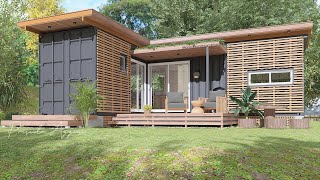 Shipping Container House  Odd Life Crafting Channel  Finallyyy [upl. by Tobye]