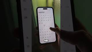 Calendar APP on iOS 18 tech smartphone techtok ios18 ios18beta ios18features tipsandtricks [upl. by Atin690]