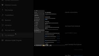 how to turn on developer mode pc [upl. by Livvy77]