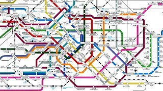 10 Craziest Subway Maps [upl. by Lled25]