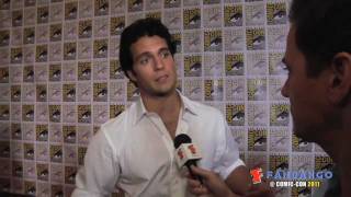 Henry Cavill Interview at ComicCon with Fandango Movies 2011 [upl. by Mohammad]