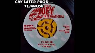 David Escalante amp The City BoyzYo No Se [upl. by Aiasi]