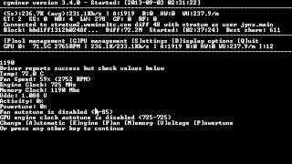 Cgminer Scrypt Mining Tuning Overclocking GPU Raise Hashrate Tutorial Litecoin Feathercoin etc [upl. by Sonya]