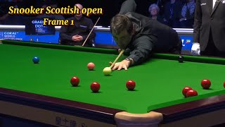 Ronnie O’Sullivan Vs Dott  frame 1  Snooker Scottish open [upl. by Eanil48]