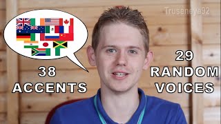 The English Language in 67 Accents amp Random Voices [upl. by Ahsinoj]