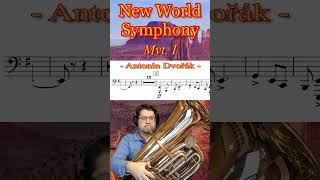 quotNew World Symphonyquot Mvt I Antonin Dvorak Pt 1 tuba brass orchestra [upl. by Strickler543]