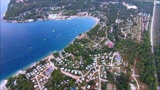 Flight over Camping Lanterna  Croatia [upl. by Darill714]