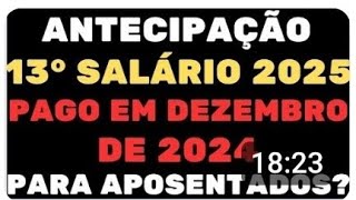 INSS CONFIRMA PAGAMENTO DO 13° SALÁRIO PARA OS APOSENTADOS  REAJUSTE SERÁ MENOR NAS APOSENTADORIAS [upl. by Neyud]