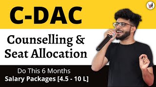 CDAC Seat Allocation and Counselling Process Explained in Hindi  Three Rounds  Selection Process [upl. by Llet14]