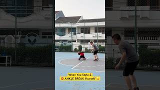 When you style and ANKLE BREAK yourself shorts dribbling dribblegod anklebreakers [upl. by Atinus11]