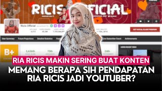 Ria Ricis Makin Sering Buat Konten Usai Cerai dari Teuku Ryan Berapa Pendapatan Ria Ricis [upl. by Cecile861]