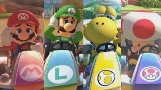 Mario Kart 8 Deluxe  All Characters Losing Animations Karts [upl. by Azrim]