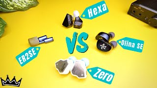 Best IEM under 100  Truthear Hexa Vs Olina SE Vs ER2SE Vs 7Hz Zero [upl. by Colbert]