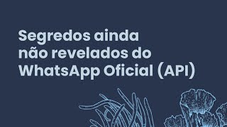 Segredos ainda não revelados do WhatsApp API Novas features do WhatsApp API [upl. by Tammi]