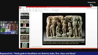 Osmund Bopearachchi  Hindu gods in Gandhara Art Brahma Indra Siva Vishnu Surya [upl. by Ardnael]