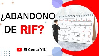 📆⚖️Duración y Abandono del RIF en 2024 Todo lo que necesitas saber para calcular los años en RIF [upl. by Lesnah31]