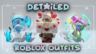 how to make DETAILED ROBLOX OUTFITS  2024 🎀✨ [upl. by Demeyer453]