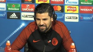 Nolito Full PreMatch Press Conference  Manchester City v Barcelona  Champions League [upl. by Oiluarb]