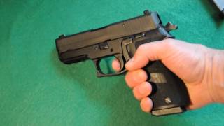 Sig P220 Carry compact EDC  desktop review [upl. by Teahan933]