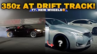 350Z 😍 FT Drift Track 🔥 New Wheels For Supercharged Mark X 🤩 [upl. by Ojeillib]