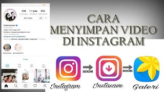 Gampang Cara menyimpan video Instagram dengan instasave [upl. by Assirt]