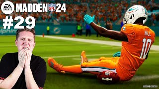 TYREEK HILL WAS ABOUT TO BREAK A HUGE RECORD UNTIL THE WORST  Madden 24  Superstar 23 [upl. by Eiloj]