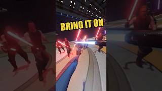 SpiderMan VR takes on 10 Sith AT ONCE vr virtualreality spiderman gaming [upl. by Charline]