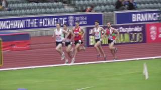 3000m sc men British Championships 25062016 [upl. by Vahe]