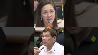 Sen Risa Hontiveros vs ExPres Duterte 🤬 [upl. by Adiazteb]