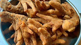 EXTRA CRISPY FRIED CHICKEN FEET  This Recipe will Blow your MIND  Nam Nam The Clumsy Chef [upl. by Adnawad]