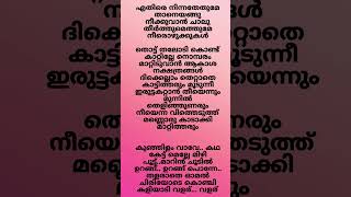 ARM movie song kunjilam vave Lyrics malayalam song shorts song nastygamerpubg [upl. by Eceinej]