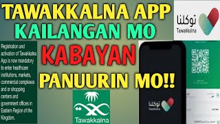 🔴TAWAKKALNA APPPaano mag Register at mag ActivateTagalog Tutorial [upl. by Leirea]