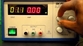 How to Set up and Use a BK Precision Power Supply [upl. by Ahsitram275]