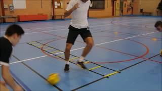 45 situations de travail sur échelle de rythme ladder drills Football [upl. by Chrissa]