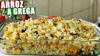 ARROZ À GREGA SUPER FÁCIL E RÁPIDO  Menino Prendado [upl. by Dorr]