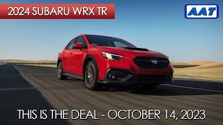 2024 Subaru WRX TR – This Is The Deal [upl. by Anatlus]