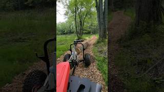 ATV Log Skidder Logging [upl. by Tarrel]