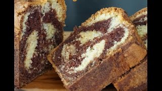 Recette du gâteau marbré facile et moelleux Eng Sub  marble cake [upl. by Walton]