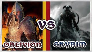 OBLIVION vs SKYRIM  Qui est le MEILLEUR [upl. by Dorraj]