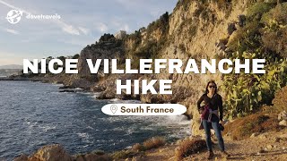 HIKING FRENCH Riviera NICE to VILLEFRANCE  Coastal Path [upl. by Grefer783]