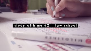 study with me 2  law school [upl. by Yblehs321]