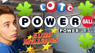 QUELLES SONT LES CHANCES DE GAGNER AU LOTO  A LEUROMILLIONS  AU POWERBALL [upl. by Nudnarb382]