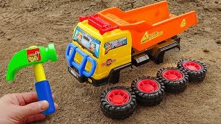 Construction Vehicle Toys Assembly Cars [upl. by Riehl]