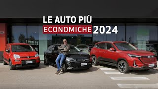 Le auto più economiche del 2024 🚘  Concessionaria Baccanelli [upl. by Kcirde]