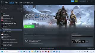 How To Fix God Of War Ragnarok Black Screen Problem On PC [upl. by Ecirahc616]