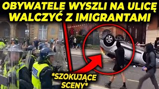 POTĘŻNE ZAMIESZKI PRZECIW IMIGRANTOM W CAŁYM KRAJU [upl. by Sredna]